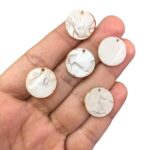 Pingente Redondo Imitação Madrepérola 18mm – 1 Und - Imagem 2