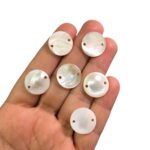 Entremeio Madrepérola Redondo 18mm – 1 Und - Imagem 2