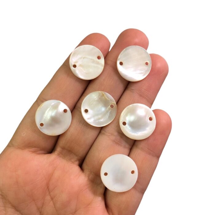 Entremeio Madrepérola Redondo 18mm – 1 Und - Imagem 2