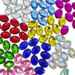 Chaton Oval Acrílico 10x14mm – 10 Unds