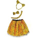 Kit Fantasia tigresa C/ 4 Peças – 1 Und