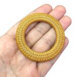 Argola Imitação Palha 40mm – 1 Und - Imagem 2