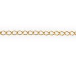 Corrente Oval 5mm Dourado - Metro