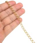 Corrente Oval 5mm Dourado - Metro - Imagem 2