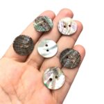 Botão Madrepérola C/ 2 Furos 20mm – 10 Unds - Imagem 2