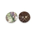 Botão Madrepérola C/ 2 Furos 20mm – 10 Unds