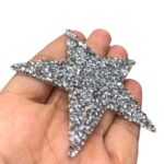 Aplique Termocolante Estrela C/Strass 60mm - Und - Imagem 3