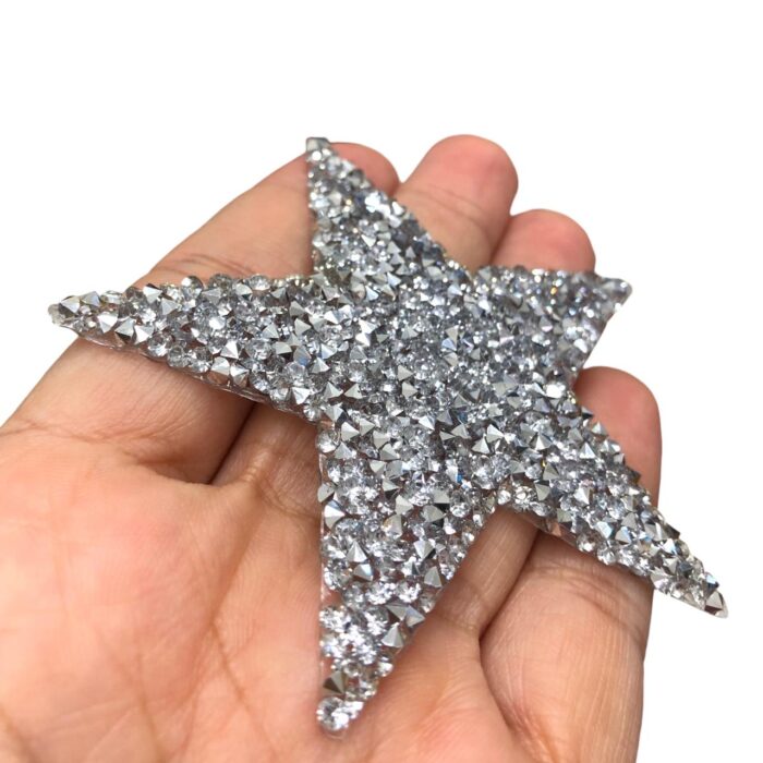 Aplique Termocolante Estrela C/Strass 60mm - Und - Imagem 3