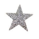 Aplique Termocolante Estrela C/Strass 60mm - Und