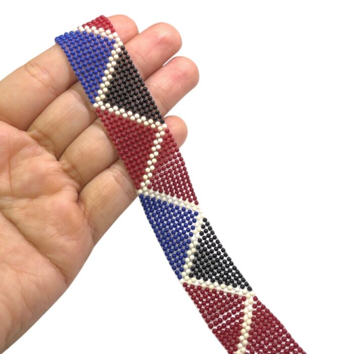Tira Manta De Miçangas 3cmx40cm - 1 Und - Imagem 2