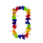 Colar Havaiano C/Rafia 47cm - Und