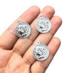 Medalha Monalisa 20mm Níquel Alumínio - C/ 20 Unds - Imagem 2