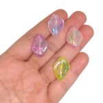 Conta Balão Acrílico 16x22mm Transparente Irizada - 20 Gramas - Imagem 2