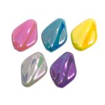 Conta Balão Acrílico 16x22mm Leitosa Irizada – 20 Gramas