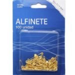 Alfinete de Segurança Nº000 Metal Dourado – 100 Unds