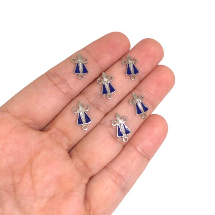 Entremeio Nossa Senhora Aparecida 10mm Níquel - Und - Imagem 2