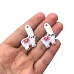 Pingente Lhama 33mm Emborrachado - Und - Imagem 2