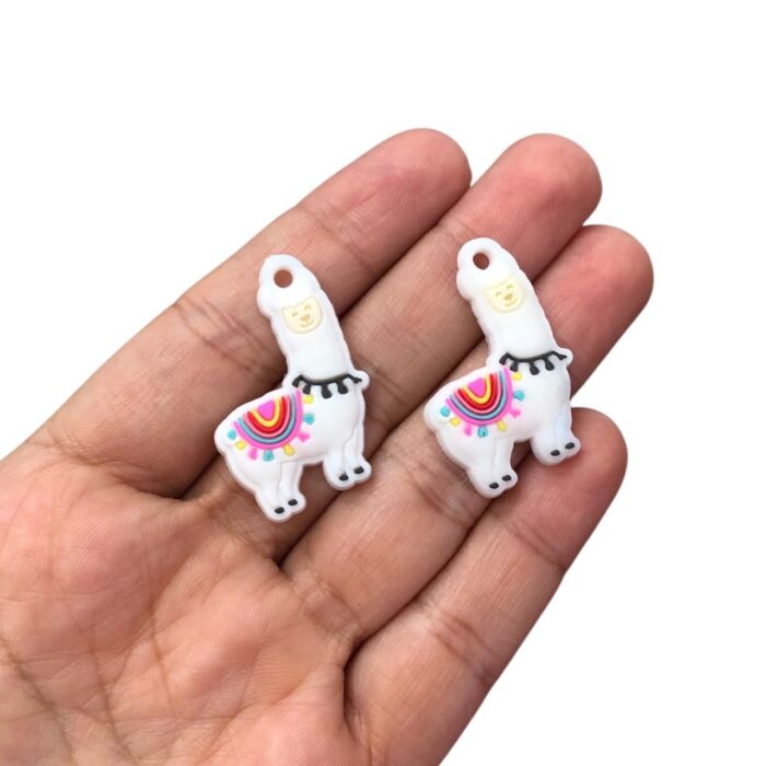 Pingente Lhama 33mm Emborrachado - Und - Imagem 2