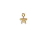 Pingente Estrela 17mm Dourado - Und