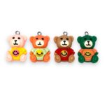 Pingente Urso 28mm Resina - Und