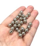 Conta Bola Abs 8mm Níquel - 20 Gramas - Imagem 2