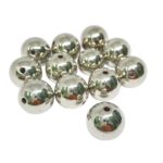 Conta Bola Abs 18mm Níquel - 20 Gramas