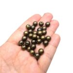 Conta Bola Abs 8mm Ouro Velho - 20 Gramas - Imagem 2