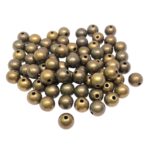 Conta Bola Abs 8mm Ouro Velho - 20 Gramas