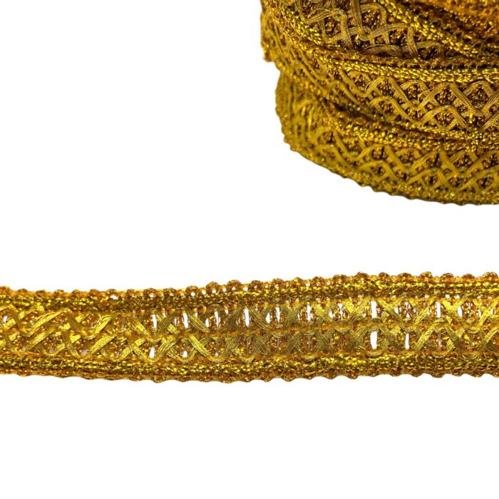 Passamanaria 18mm Dourado – Metro - Imagem 1