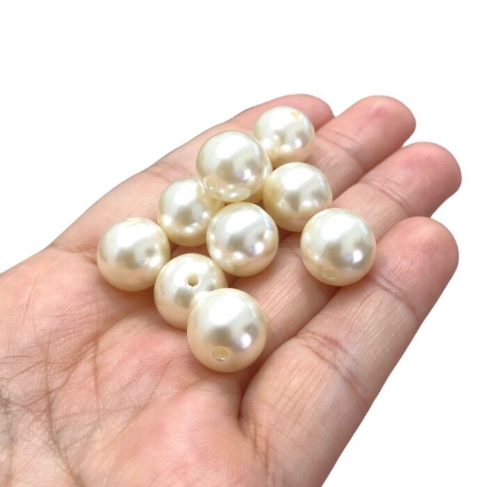 Conta Bola Pérola 1º Linha 14mm Abs – 50 Gramas - Imagem 2