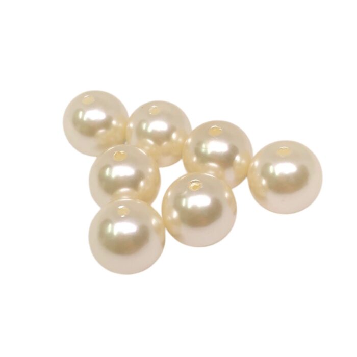 Conta Bola Pérola 1º Linha 14mm Abs – 50 Gramas - Imagem 1