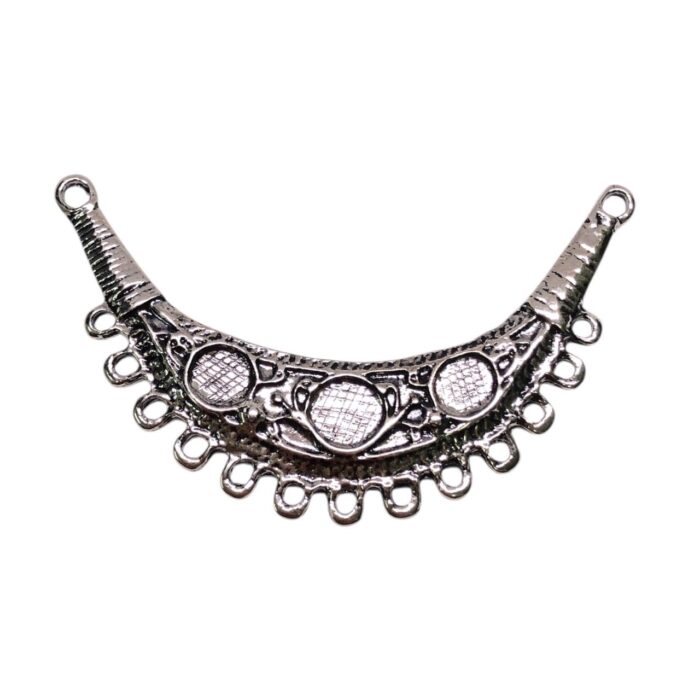 Pingente Boho Chic 8cm  Grafite – Und - Imagem 1