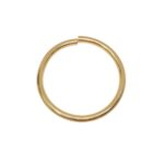 Argola 50mm Alumínio Dourado – 0,17 Gramas