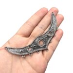 Pingente Boho Chic 10cm Grafite – Und - Imagem 2