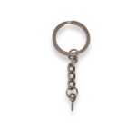 Argola Chaveiro Achatado 25mm Níquel - Und