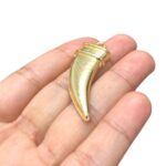 Pingente Dente Boho Chic 49mm Dourado – Und - Imagem 3