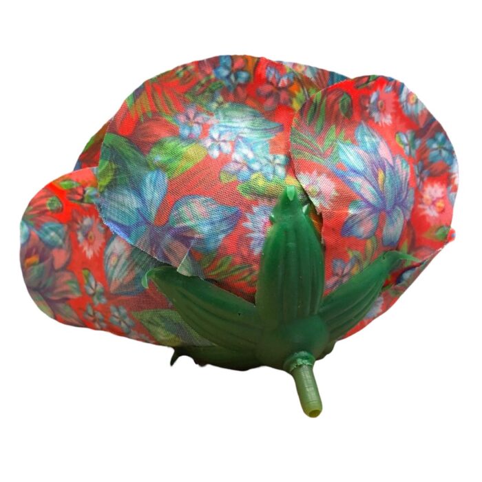 Aplique Flor 90mm Tecido Estampado - Und - Imagem 4