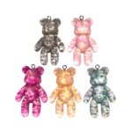 Pingente Infantil Ursinho 49mm Resina - 2 Unds