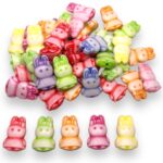 Conta Infantil Coelho 15mm Acrílico - 20 Gramas