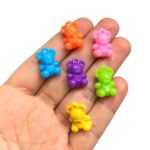Pingente Infantil Ursinho 20mm Acrílico - 20 Gramas - Imagem 2