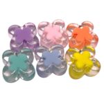 Conta Infantil Trevo 15mm Acrílico - 20 Gramas