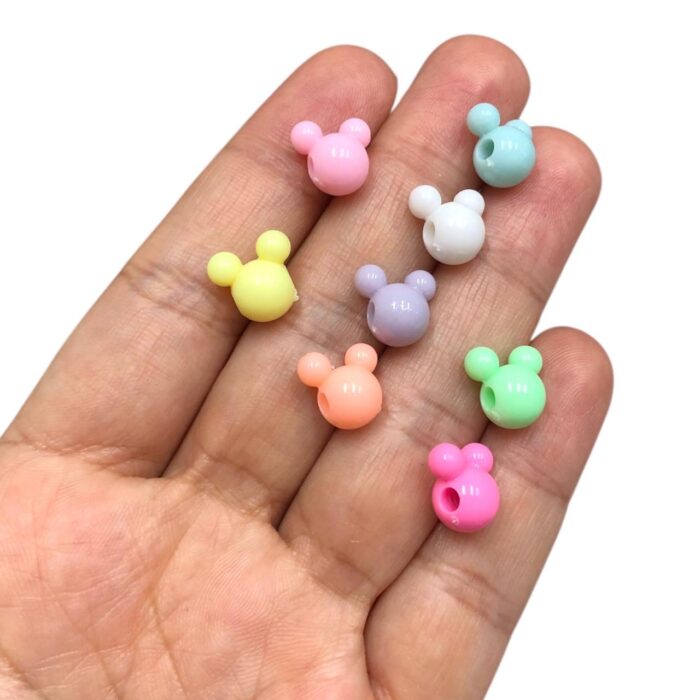 Conta Mickey 10mm Acrílico - 20 Gramas - Imagem 2
