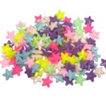 Conta Estrela 10mm Acrílico - 20 Gramas