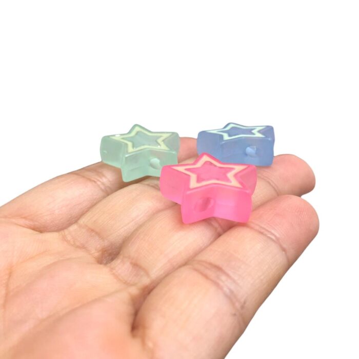 Entremeio Infantil Estrela 22mm Resina - Und - Imagem 3