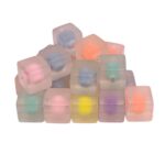 Conta Infantil Quadrada 12mm Acrílico - 20 Gramas