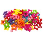 Pingente Infantil Estrela 20mm Acrílico - 20 Gramas