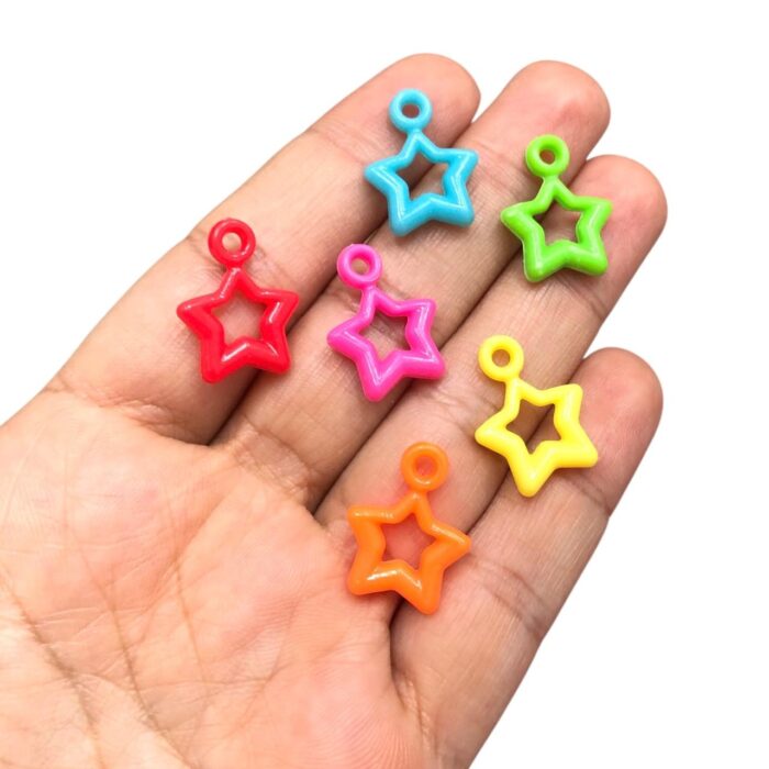 Pingente Infantil Estrela 20mm Acrílico - 20 Gramas - Imagem 2