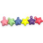 Pingente Infantil Estrela 21mm Acrílico – 20 Gramas