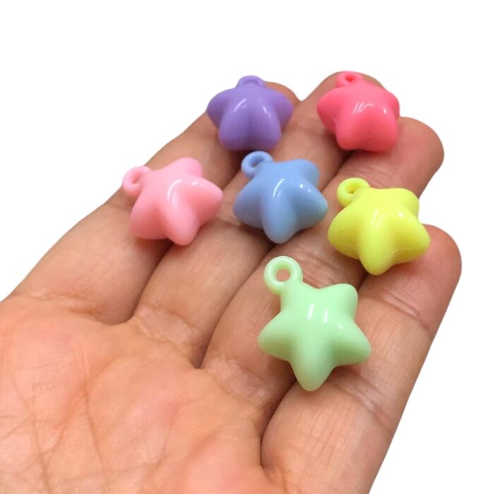 Pingente Infantil Estrela 21mm Acrílico – 20 Gramas - Imagem 3