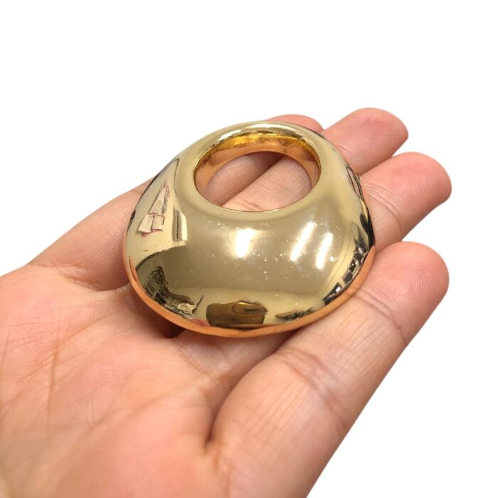 Pingente 47mm Oval Dourado - Und - Imagem 4